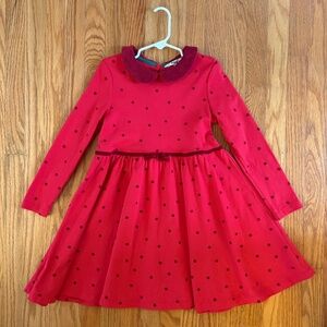 Boden Girls Christmas Dress Size 6 - 7